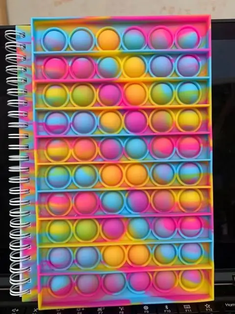 Pop Its Push Bubble Fidget Toys Pencil Case And Notebook - Image 12