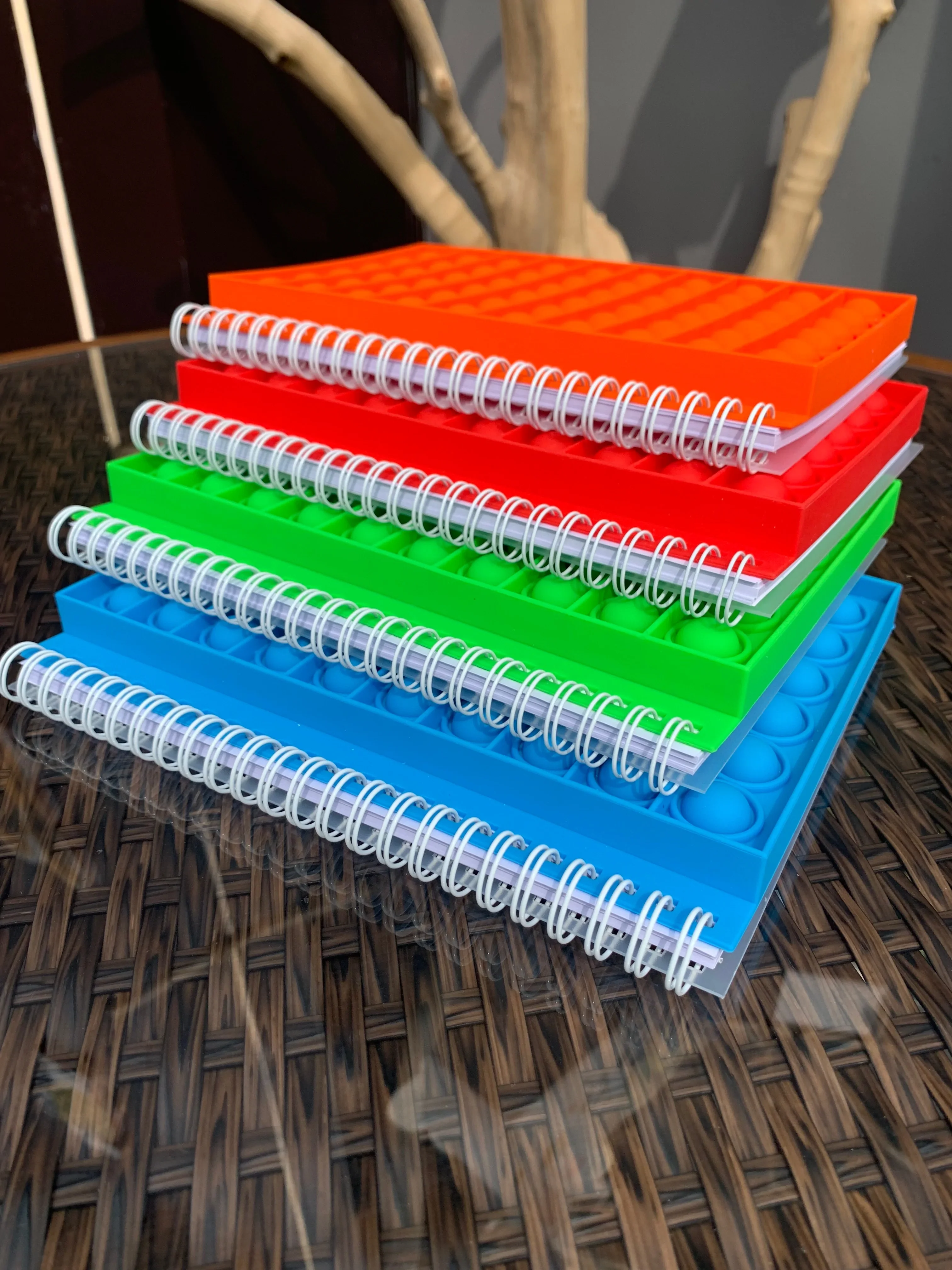Pop Its Push Bubble Fidget Toys Pencil Case And Notebook - Image 4