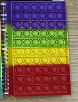 Pop Its Push Bubble Fidget Toys Pencil Case And Notebook - Image 8
