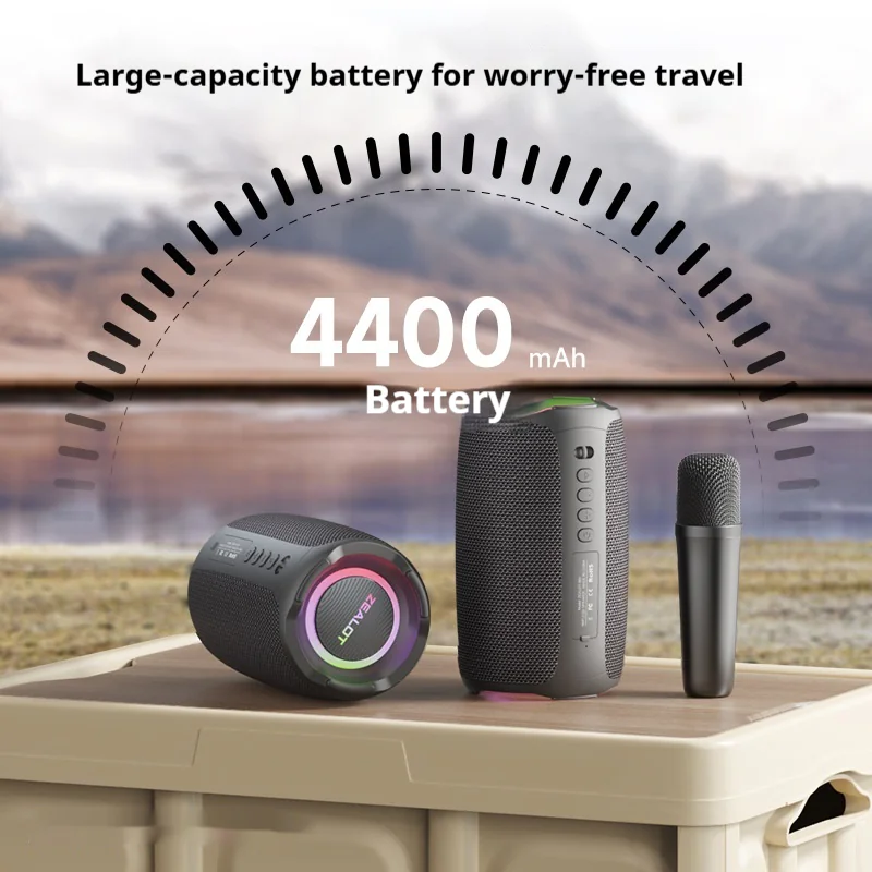 Portable Bluetooth Speaker with Microphone - Image 6