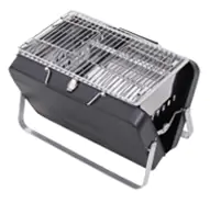Portable Camping BBQ Folding Cooking Charcoal Coal Stainless Steel Grill - Image 7