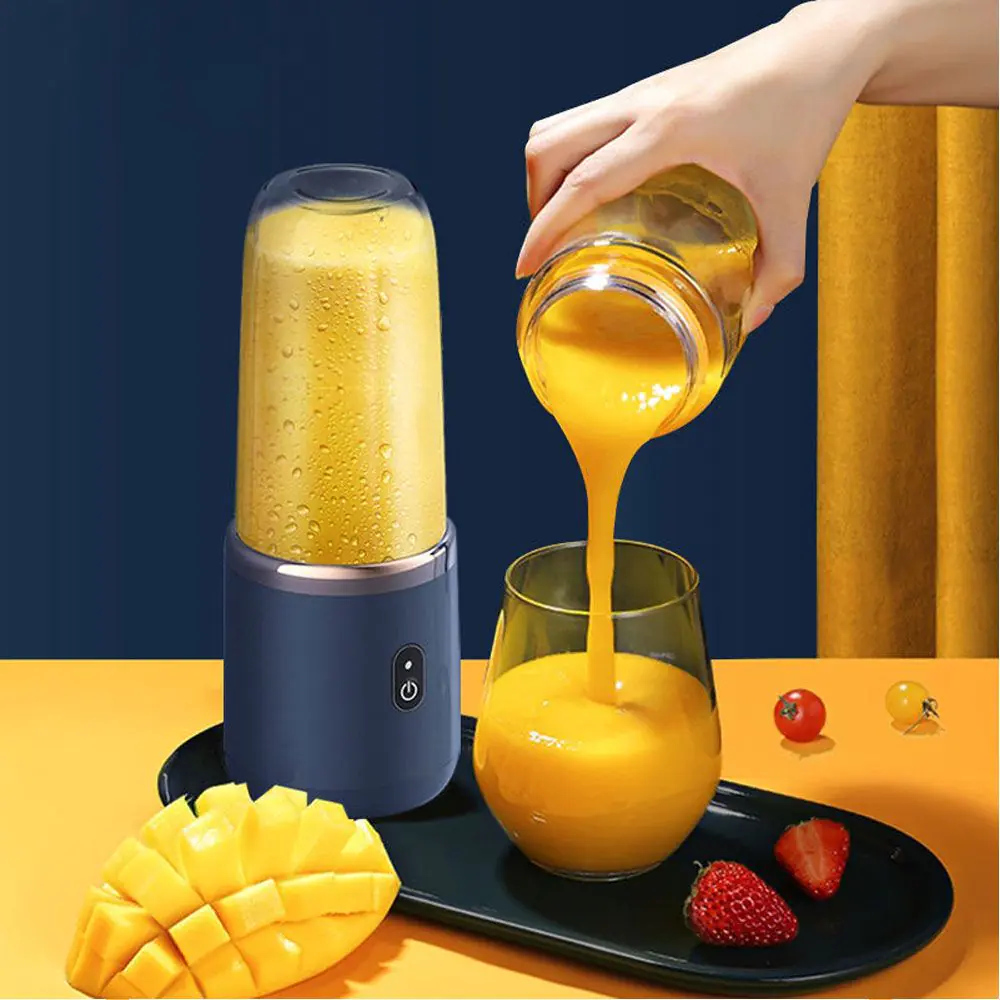 Portable Electric Juicer 400ml Lemon Orange Fruit Squeezer Multifunction Mixer Fruit Smoothie Blender Household Appliances - Image 2