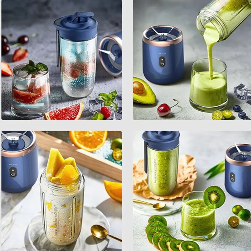 Portable Electric Small Juice Extractor Household Multi Function Juice Cup Mixing And Auxiliary Food - Image 4