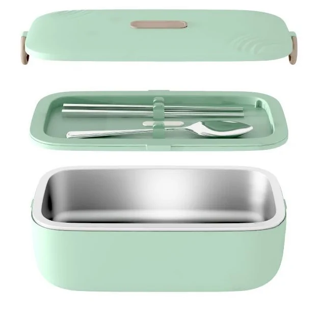Portable Electric Stainless Steel Lunch Box - Image 2