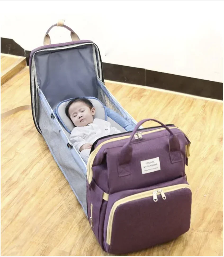 Portable Folding Crib Backpack - Image 10