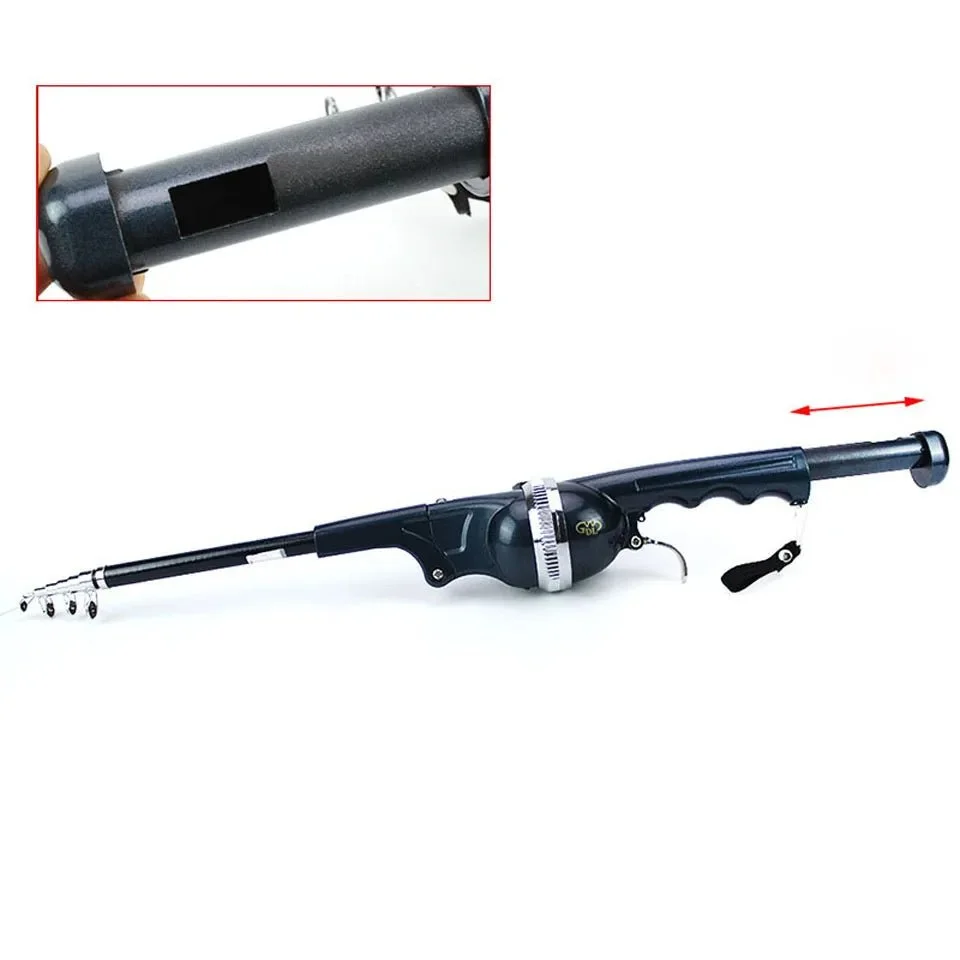 Portable Folding Telescopic Fishing Rod with Stainless Steel Built-in Reel - Image 10