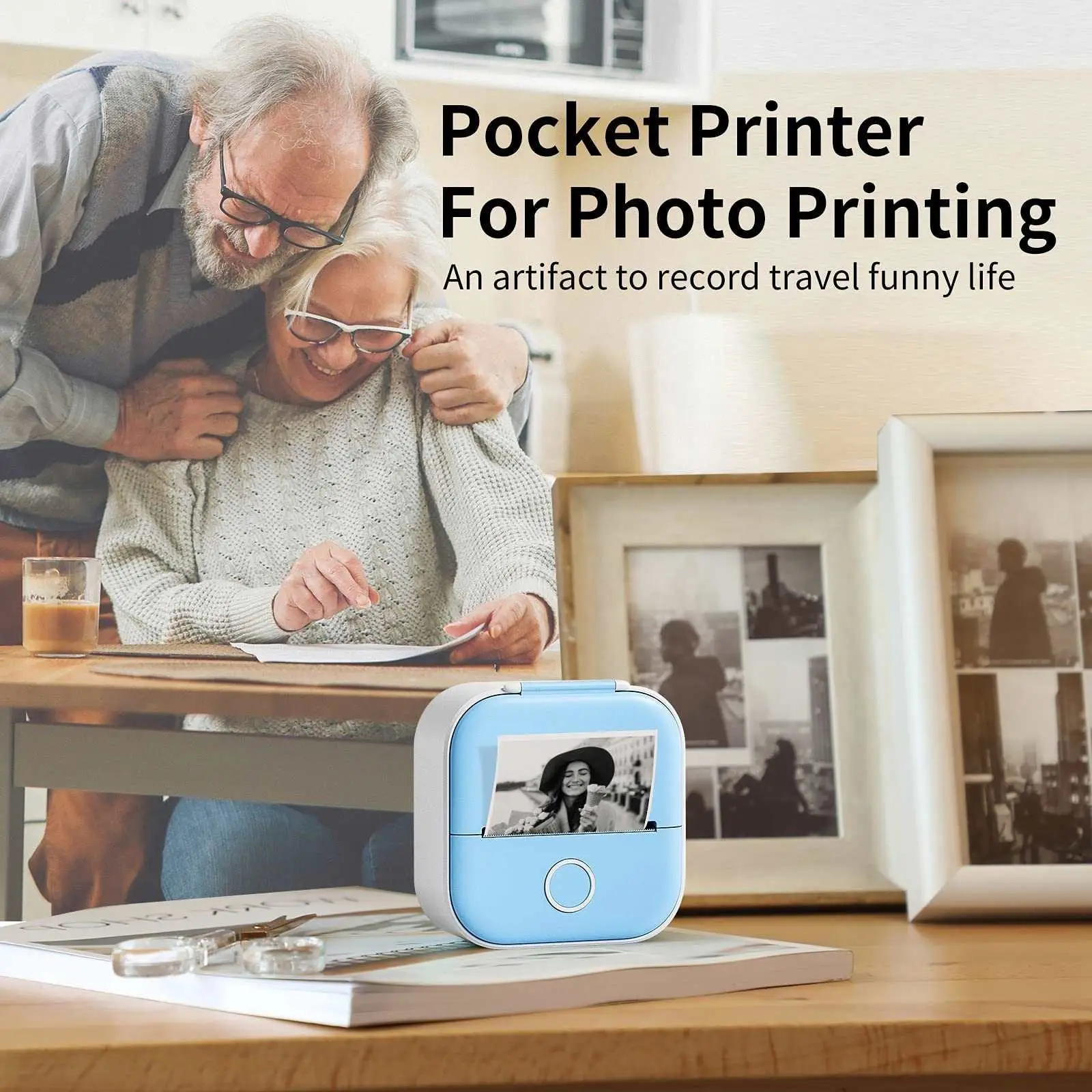 Portable Mini Thermal Label Printer - Image 2