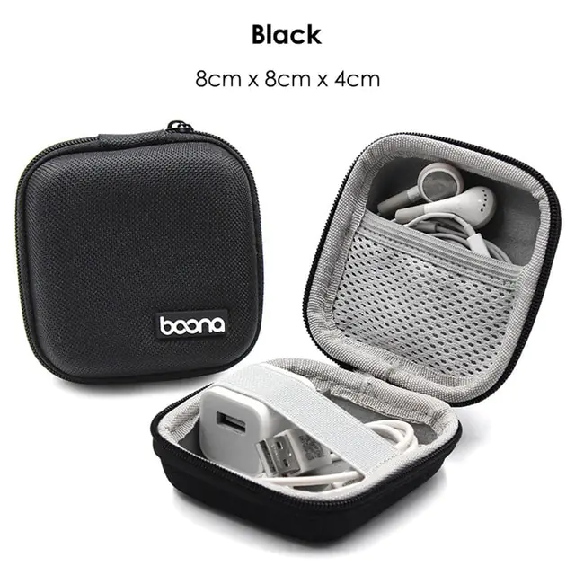 Portable Multifunctional Earphone and Cable Storage Bag - Image 17