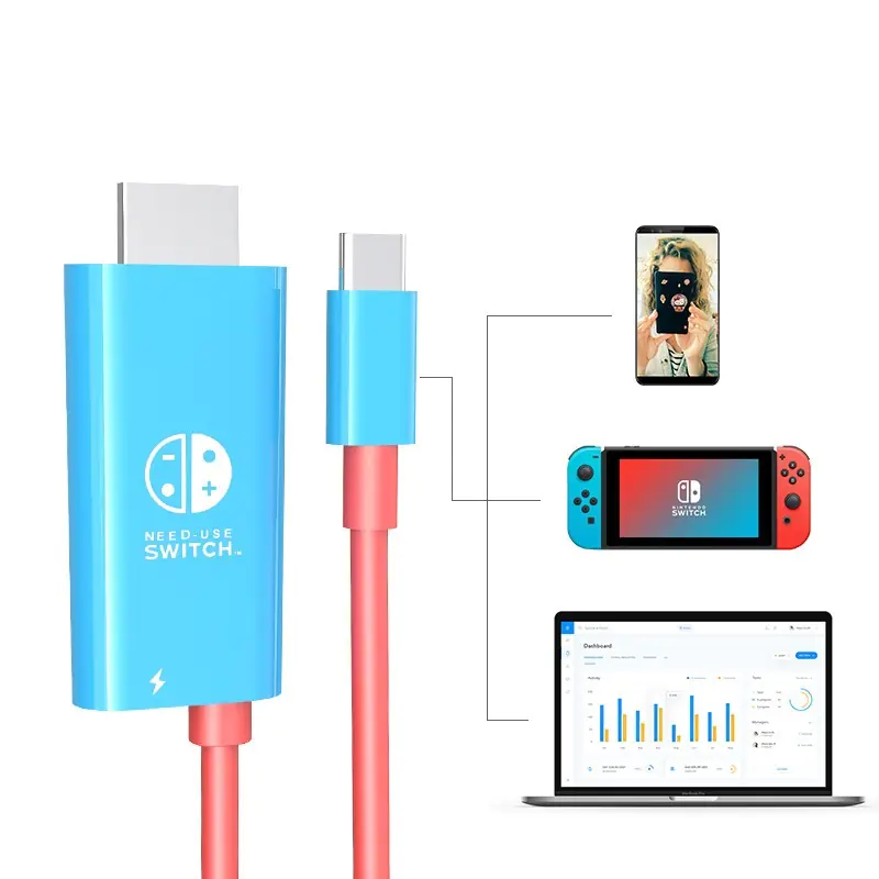 Portable USB Type C to HDMI Cable for TV Docking - Image 6