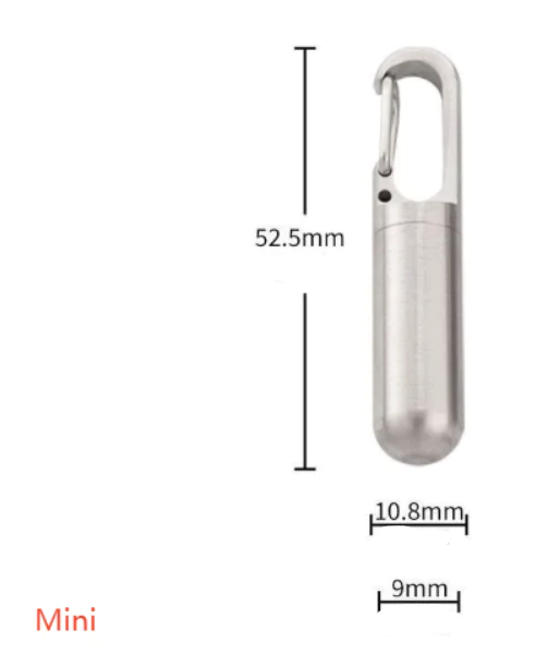 Portable Waterproof Stainless Steel Pill Box - Image 3