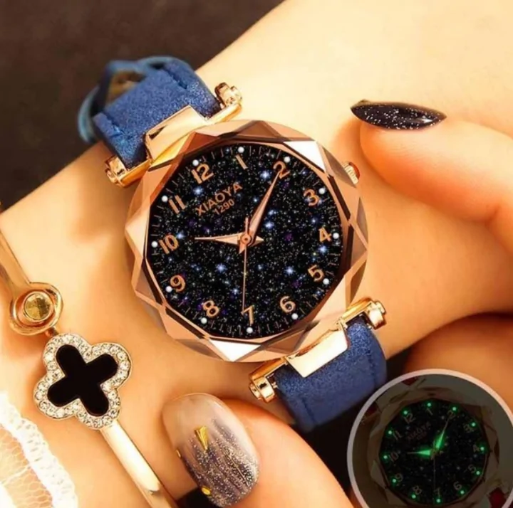 Premium Leather Star Sky Watch - Image 10