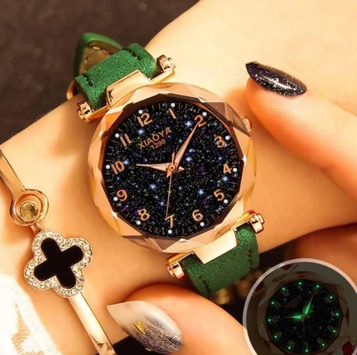Premium Leather Star Sky Watch - Image 12