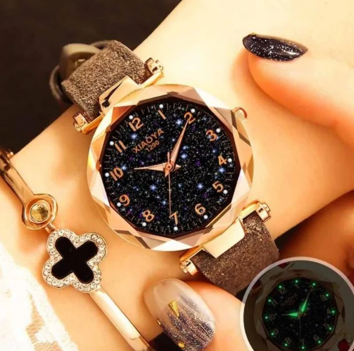 Premium Leather Star Sky Watch - Image 13