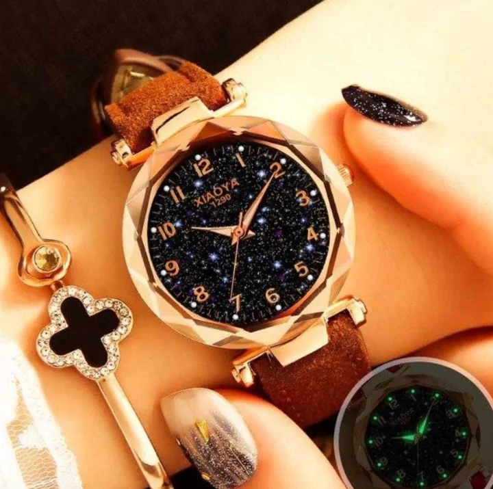 Premium Leather Star Sky Watch - Image 14