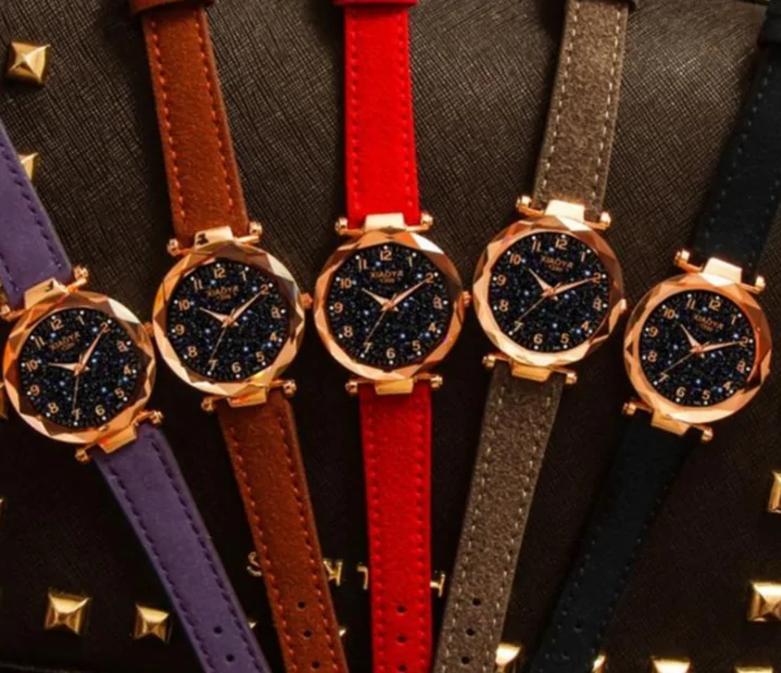 Premium Leather Star Sky Watch - Image 2