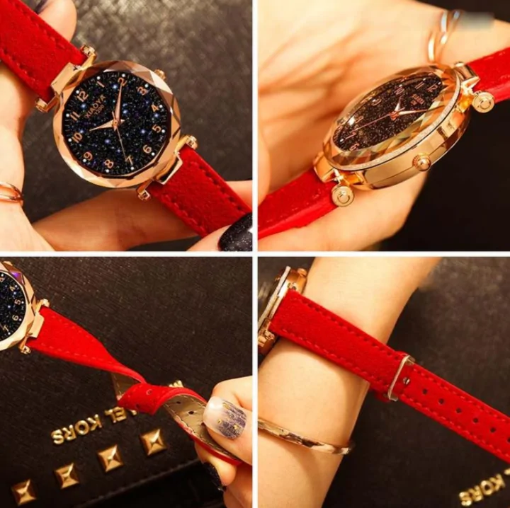 Premium Leather Star Sky Watch - Image 8