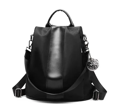 Premium Leather Waterproof 3 Way Anti Theft Women's Backpack - Image 11