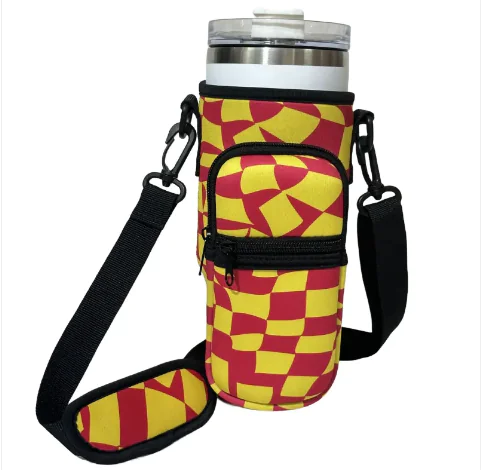 Printed Neoprene Cup Sleeve Bags - Image 22