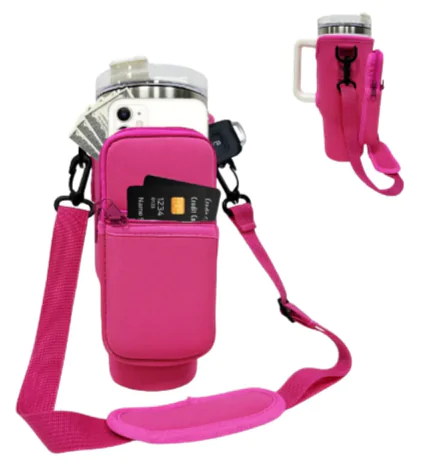 Printed Neoprene Cup Sleeve Bags - Image 9