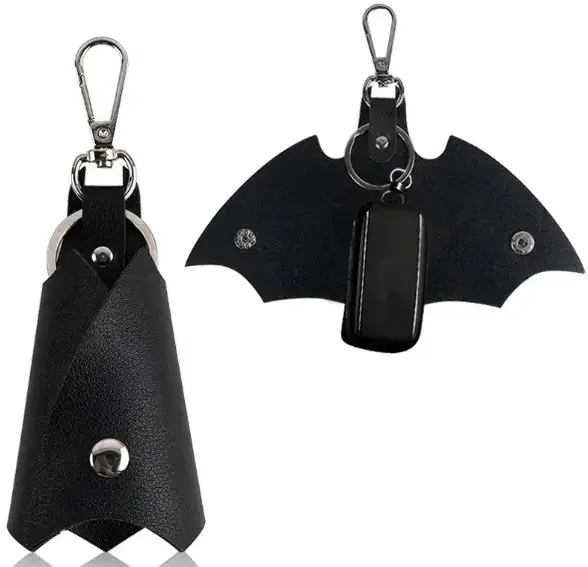 PU Leather Funny Bat Keychains - Image 7