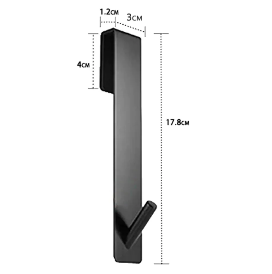 Punch-Free Stainless Steel Bathroom Hook - Image 6