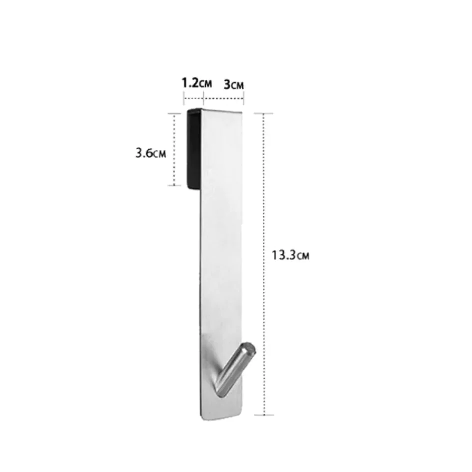 Punch-Free Stainless Steel Bathroom Hook - Image 9