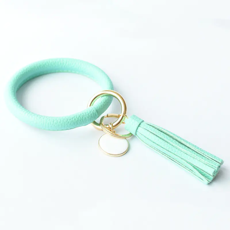 Pure Leather Tassel Pendant Bracelet - Image 13
