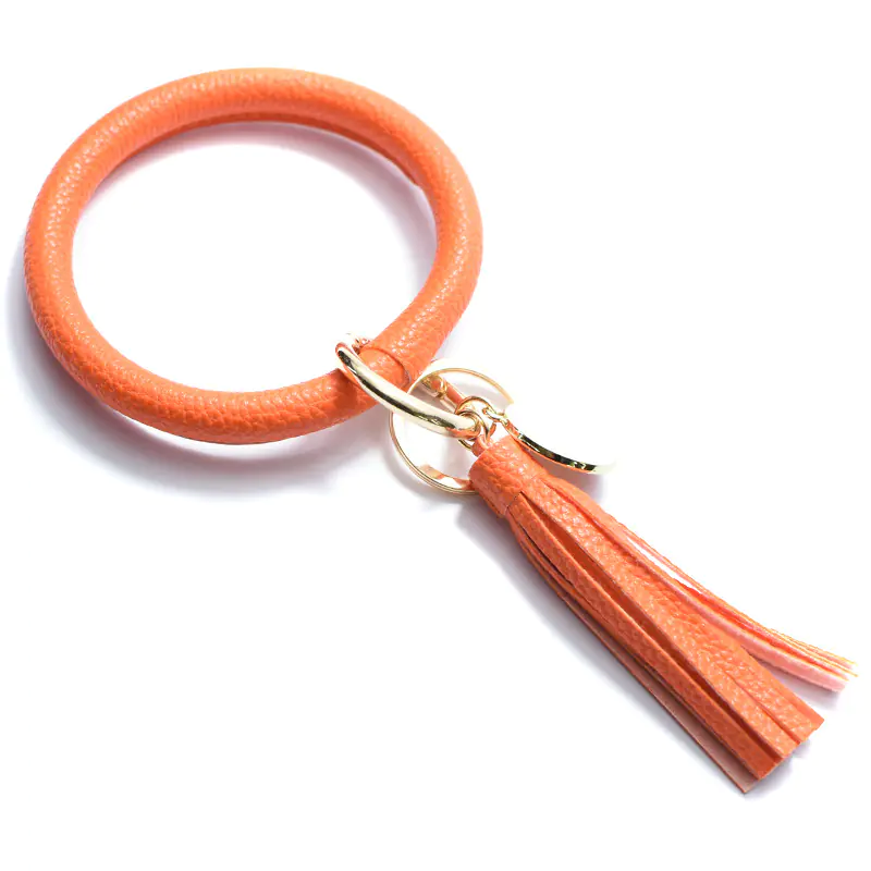Pure Leather Tassel Pendant Bracelet - Image 16