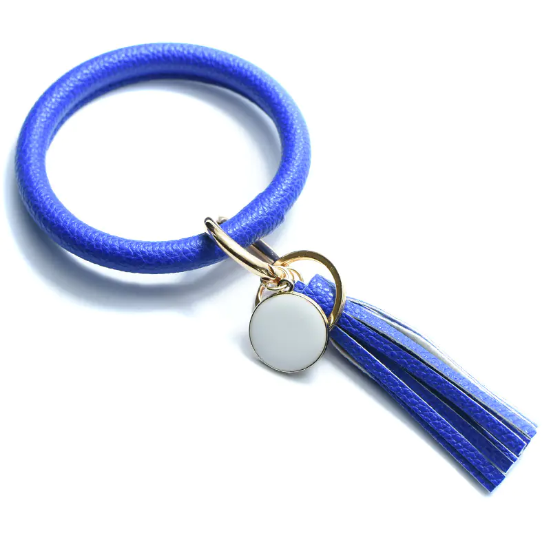 Pure Leather Tassel Pendant Bracelet - Image 17