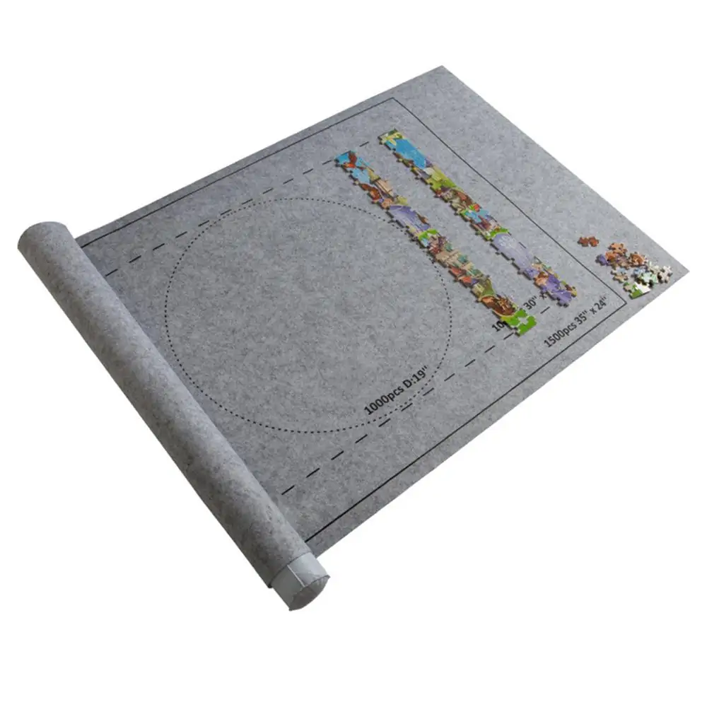 Puzzles Mat Jigsaw Roll Felt Mat Play - Image 9
