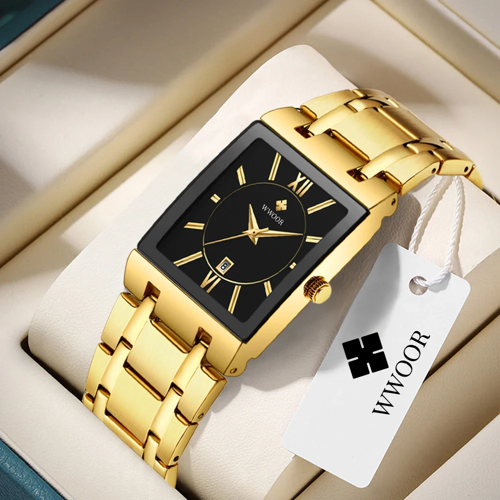 Quartz Stainless Steel Watch for Men