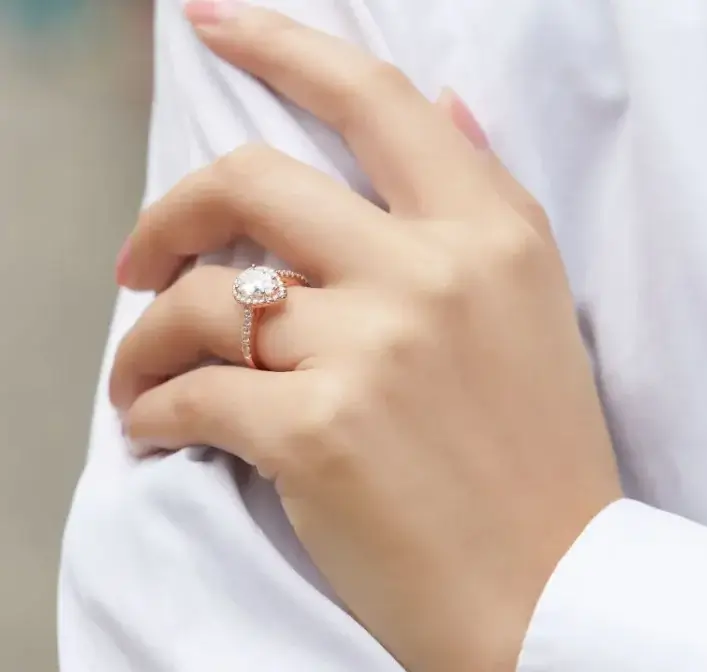Radiant Teardrop Ring - Image 10