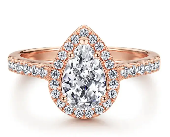 Radiant Teardrop Ring - Image 6