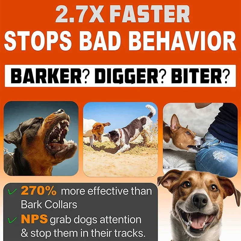 Rechargeable Anti Dog Bark Deterrent Device With LED Flashlight - Image 3