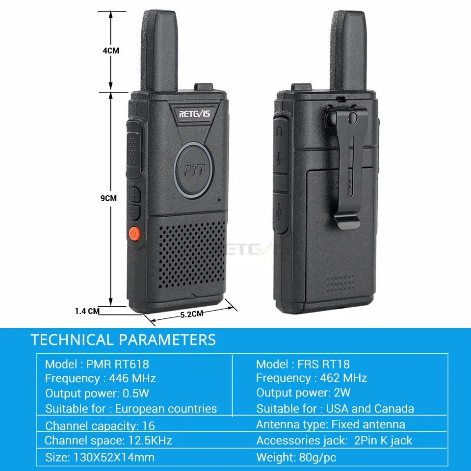 Rechargeable Walkie Talkie - Image 4