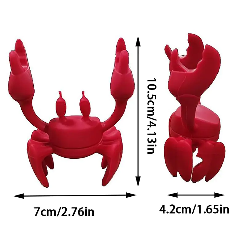 Red Crab Heatproof Spoon Holder - Image 2