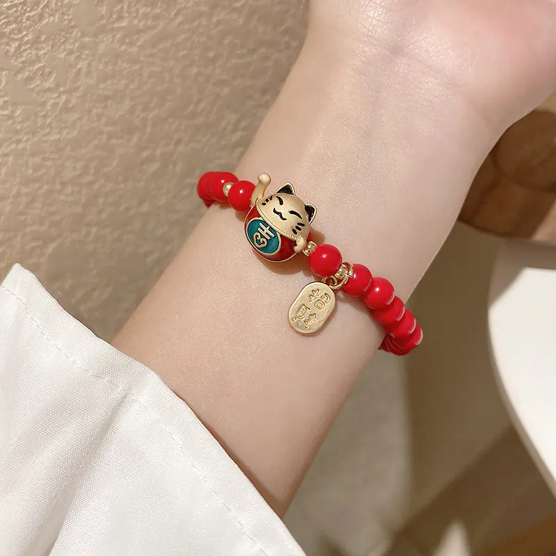 Red String Bracelet for Women - Unique Design Gift - Image 10