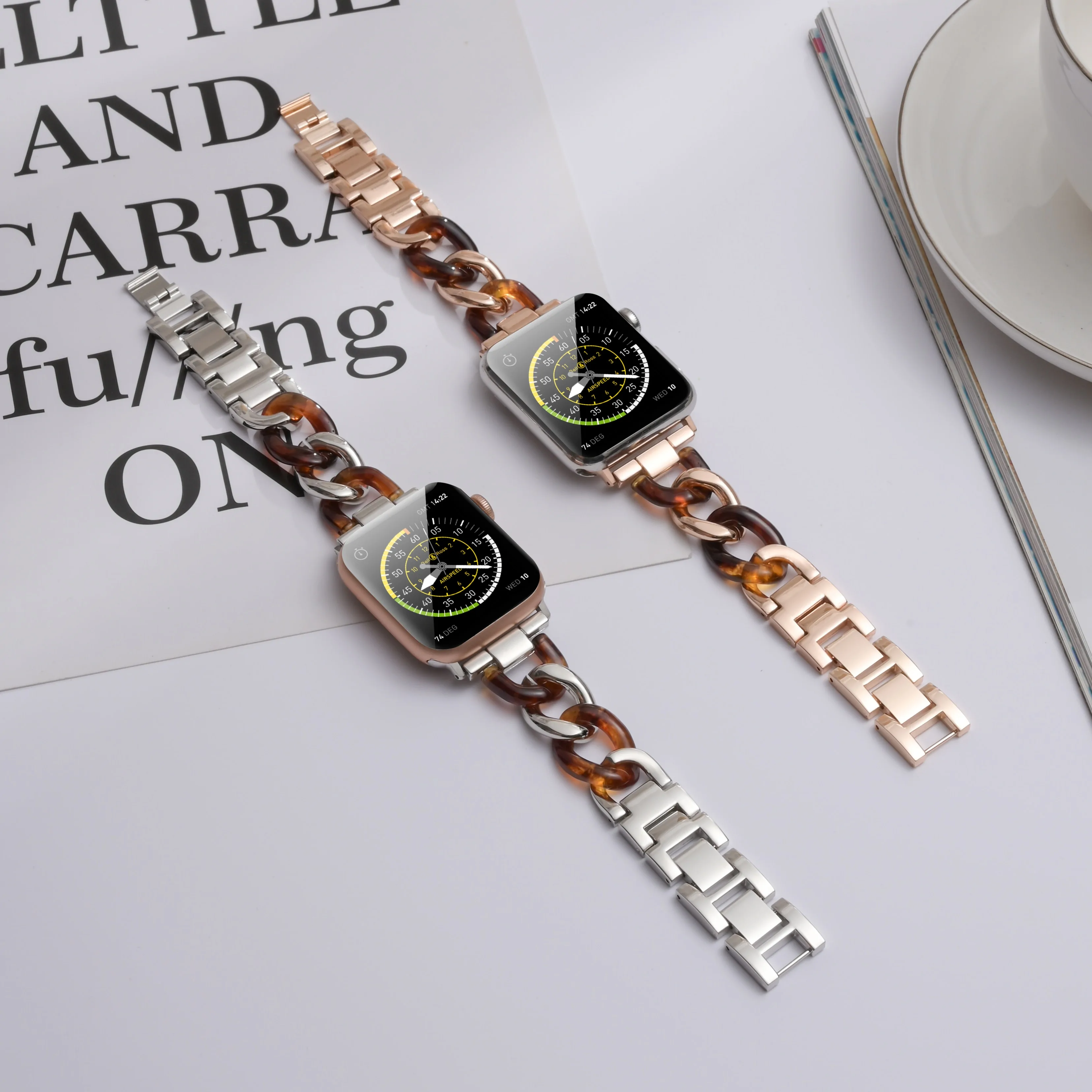 Resin Watch Strap for Apple Watch: Compatible with Series 5, 4, 3, 2, 1 - Image 4