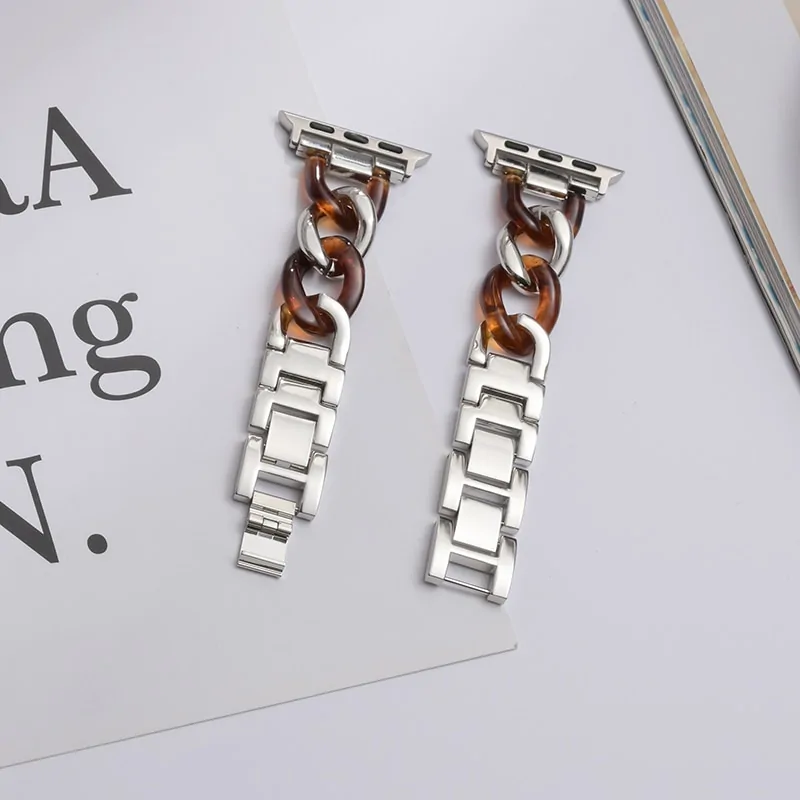 Resin Watch Strap for Apple Watch: Compatible with Series 5, 4, 3, 2, 1 - Image 9