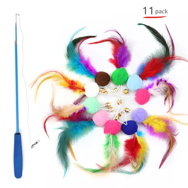 Retractable Cat Feather Toy for Indoor Cats - Image 4
