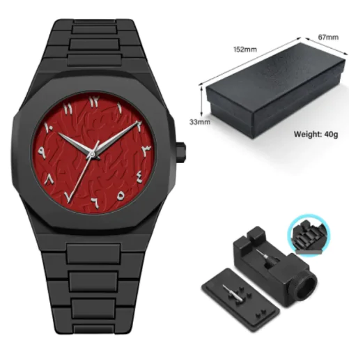 Retro Arabic Quartz Watch - Image 10