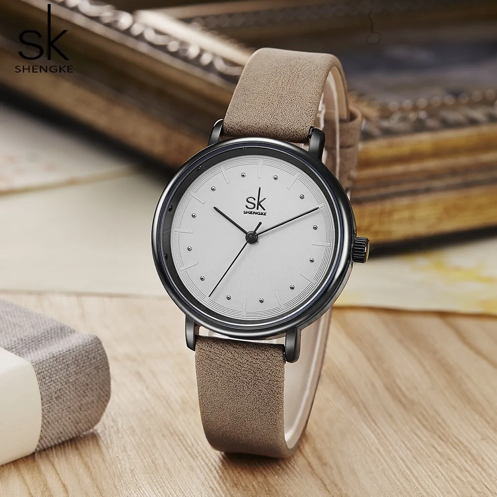 Retro Leather Relogio Feminino - Image 2