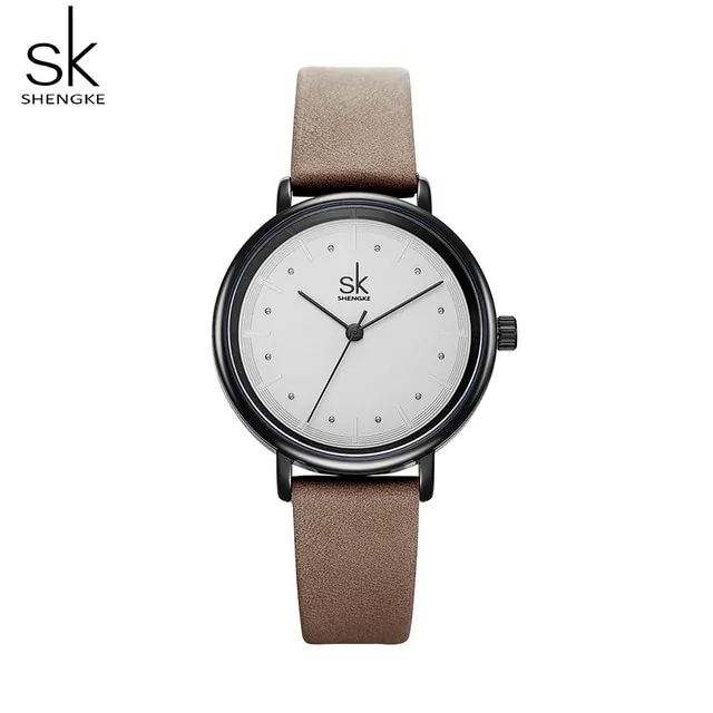 Retro Leather Relogio Feminino - Image 8