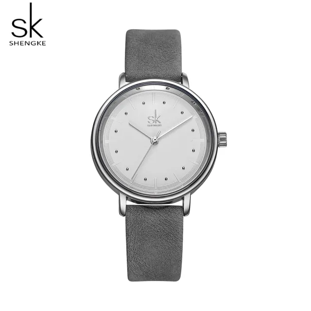 Retro Leather Relogio Feminino - Image 9
