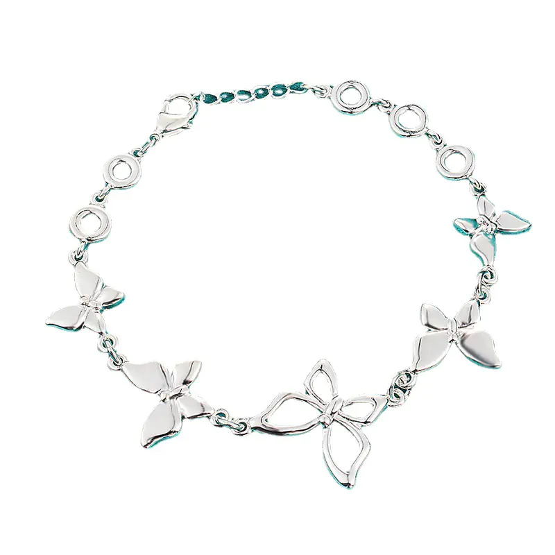 Retro Light Luxury Hollow Butterfly Bracelet - Image 2