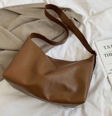 Retro Luxury Shoulder Bag: Casual PU Leather Tote - Image 13