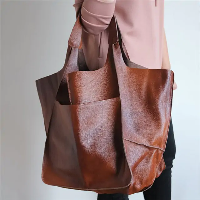 Retro Luxury Shoulder Bag: Casual PU Leather Tote - Image 20
