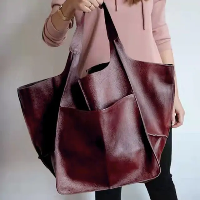 Retro Luxury Shoulder Bag: Casual PU Leather Tote - Image 23