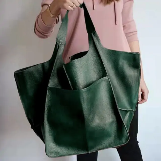 Retro Luxury Shoulder Bag: Casual PU Leather Tote - Image 24