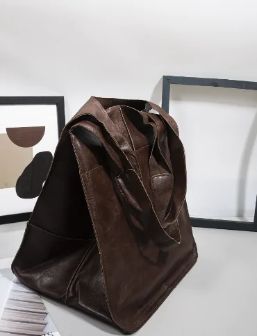 Retro Luxury Shoulder Bag: Casual PU Leather Tote - Image 5